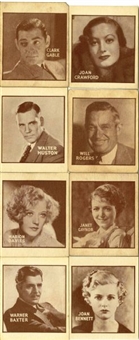 1933 R97-2 General Gum Co. "Movie Stars" Near Set (23/24)